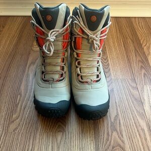 Women's Hiking Boots - Gray and Orange